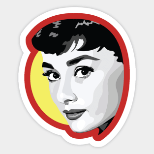 Audrey Hepburn Sticker